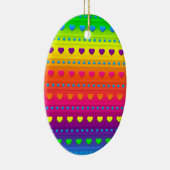 OVAL ORNAMENT Hearts and Stripes (Rechts)