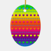 OVAL ORNAMENT Hearts and Stripes (Vorne)