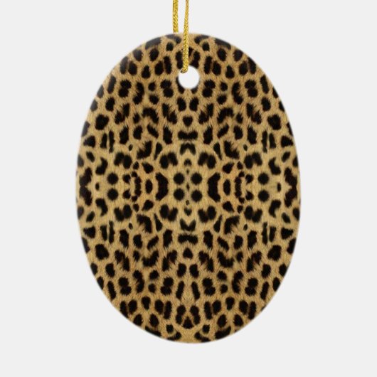 Oval Ornament Leopard Print (Hinten)