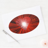 Oval Ovaler Aufkleber (Umschlag)