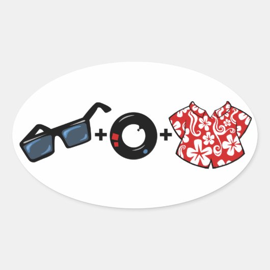 Oval PB Math Aufkleber (Vorderseite)