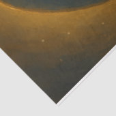 Oval Santa Christmas Portrait Decoupage Seidenpapier (Ausschnitt)