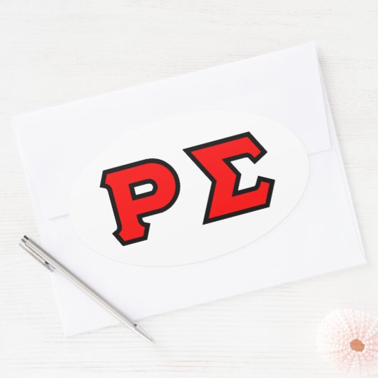 OVAL STICKER (Umschlag)