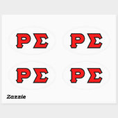 OVAL STICKER (Blatt)