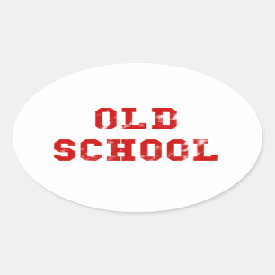Oval Sticker   Geschenke von Oldskool für Männer