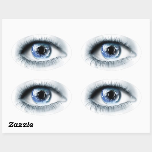 Oval Stickers (Blatt)