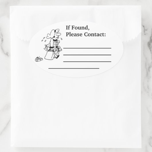 Oval Stickers (Tasche)