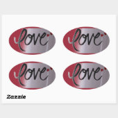 Oval Stickers (Blatt)