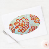 Oval Stickers Marigolds, (Umschlag)