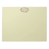 Oval Stripes-KW Notepad Notizblock (Vorderseite)