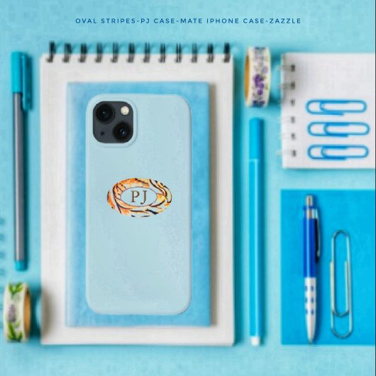 Oval Stripes-PJ Case-Mate iPhone Hülle