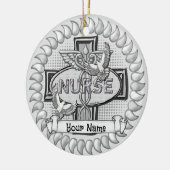 Oval-Taubenschwester Keramik Ornament (Links)