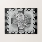 Oval-Taubenschwester Puzzle (Horizontal)