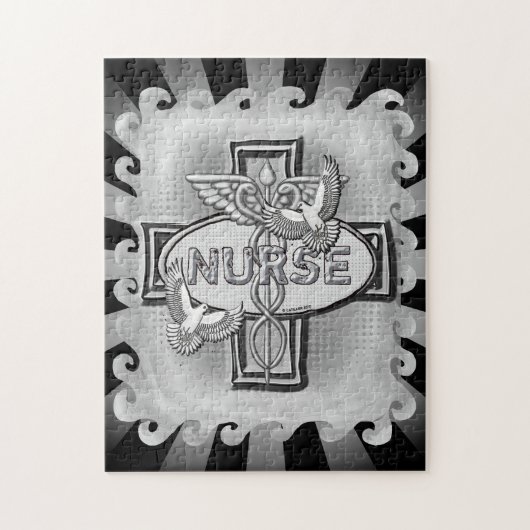 Oval-Taubenschwester Puzzle (Vertikal)