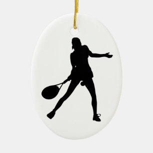 Oval Tennis Weihnachtsschmuck für Mädchen