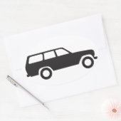 Oval Toyota Land Cruiser 60er Icon Sticker (Umschlag)
