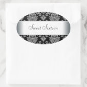 Oval Umschlag Aufkleber (Tasche)