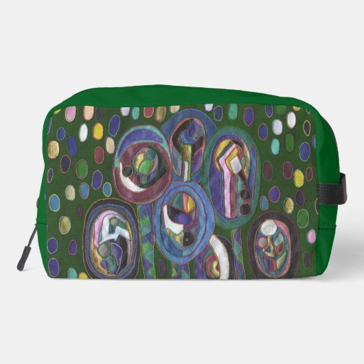 Oval Waschbeutel (Rückseite)