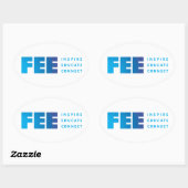 Ovalaufkleber - Maßgeschneidert Ovaler Aufkleber (Blatt)