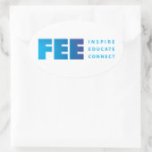 Ovalaufkleber - Maßgeschneidert Ovaler Aufkleber (Tasche)