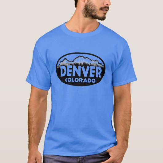 Ovalberge Denvers Colorado T-Shirt (Vorderseite)