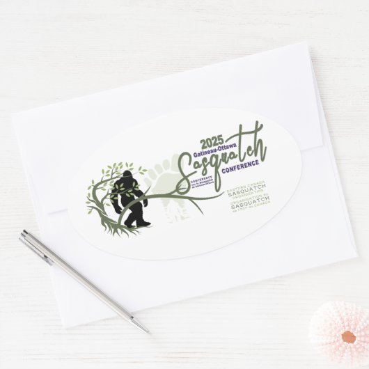 Ovale Aufkleber 2025 für die SC (Umschlag)