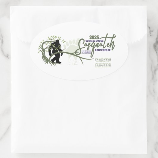 Ovale Aufkleber 2025 für die SC (Tasche)