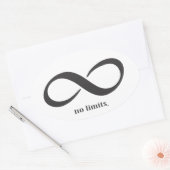 Ovale Aufkleber ohne Grenzen (Umschlag)