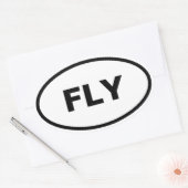 Ovale Autoaufkleber der Fliege Ovaler Aufkleber (Umschlag)
