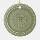 Ovale Büro-Decke, Präsidenten-USA-Siegel Ornamen Keramikornament (Hinten)