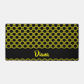 Ovale Formen, schwarz Schreibtischunterlage (Vorderseite)