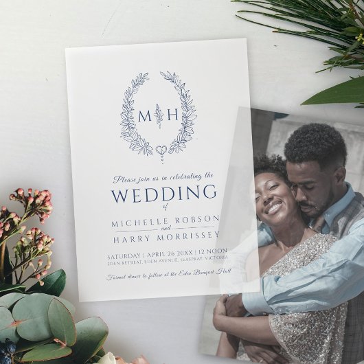 Ovale Hochzeit Pergament Einladungen
