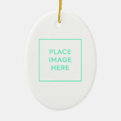 Ovale Keramik Keramik Ornament (Vorne)