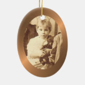 Ovale Keramik-Verzierungs-Kupfer-Grenze mit Ihrem Keramik Ornament (Hinten)