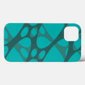 Ovale mit aquamariner Lage Case-Mate iPhone Hülle (Rückseite (Horizontal))