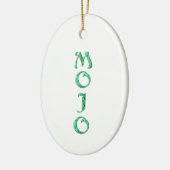 Ovale Mojo-Ornament Keramik Ornament (Links)