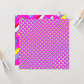 Ovale Musterkunst in gemischten Farben hell modern Karte (Vorderseite/Rückseite Beispiel)