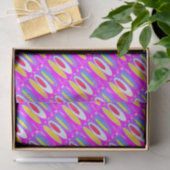 Ovale Musterkunst in gemischten Farben hell modern Seidenpapier (Geschenk)