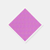 Ovale Musterkunst in gemischten Farben hell modern Serviette (Ecke)