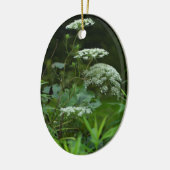 ovale Schmuckvorlage Keramik Ornament (Links)