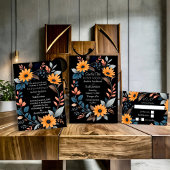 Ovale Sonnenblumenhochzeit RSVP Karte