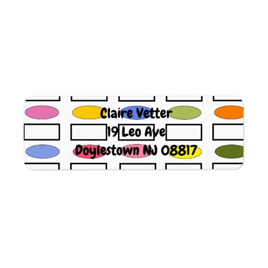 Ovale und Rechtecke - Blumengarten (Vorne)