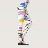 Ovale und Rechtecke - Blumengarten Leggings (Rechts)