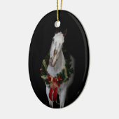 Ovale Verzierung Keramik Ornament (Links)