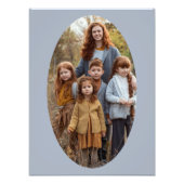 Ovale Vorlage für die Erweiterung des Fotos für de Fotodruck (Vorne)