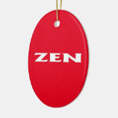 Ovale Zen-Keramik Keramik Ornament (Links)