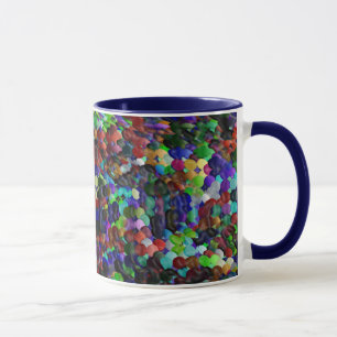 Ovalen auf dem Laufenden Tasse