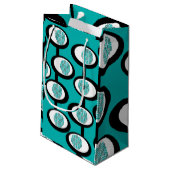 Ovalen Kleine Geschenktüte (Rückseite Schrägansicht)
