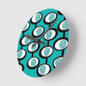 Ovalen Runde Wanduhr (Winkel)