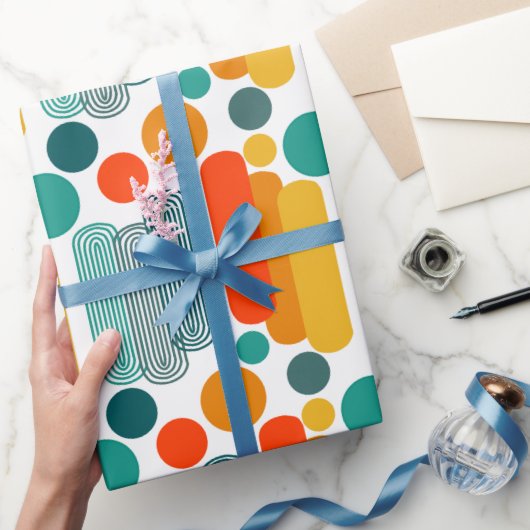 Ovalen und Kreise Geschenkpapier (Schenken)